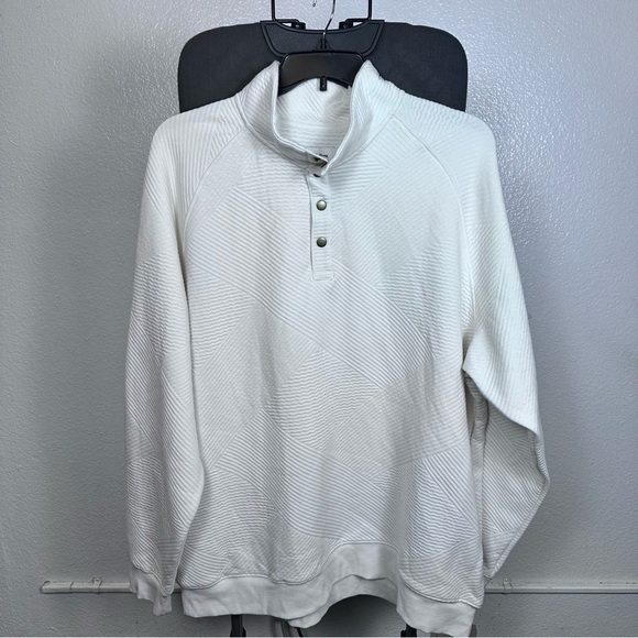 Goodfellow & Co Men's Cream Turtleneck Sweater - Picture 1 of 5